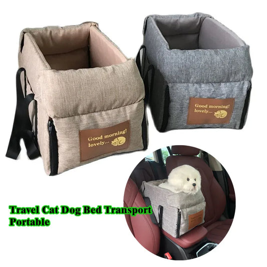 Pet Dog Car Seat Bed Car Central Seat Cat Dog Travel Portable Carrier for Safety Bag Dog Pet Accessories 펫 여행 고양이 개 좌석 침대 운송