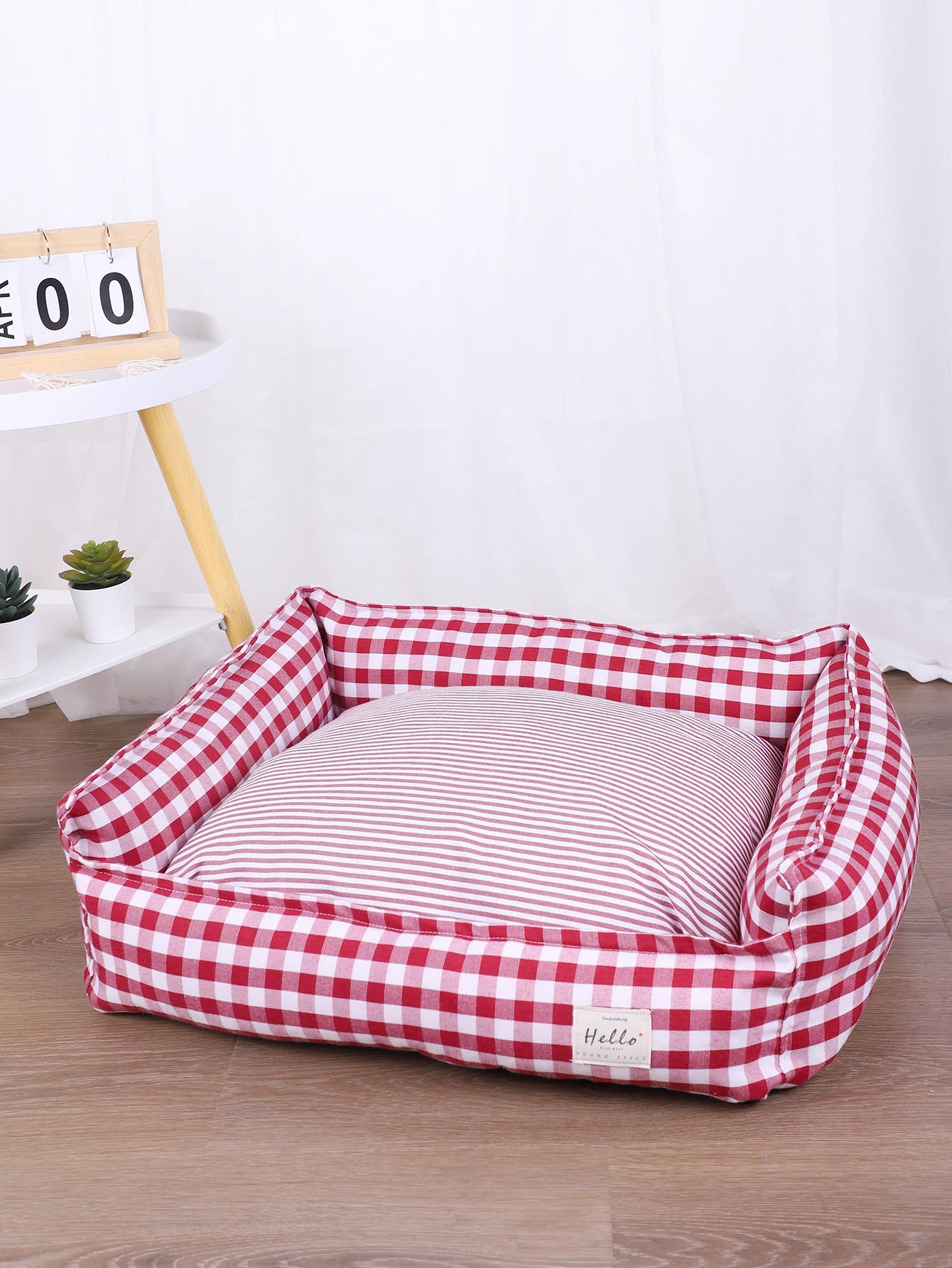 Dog Beds for Small Dogs Plaid Bed Pet Supplies Accessory Sofa Cushions Big Large Puppy Accessories Blanket Cats Baskets Pets Mat