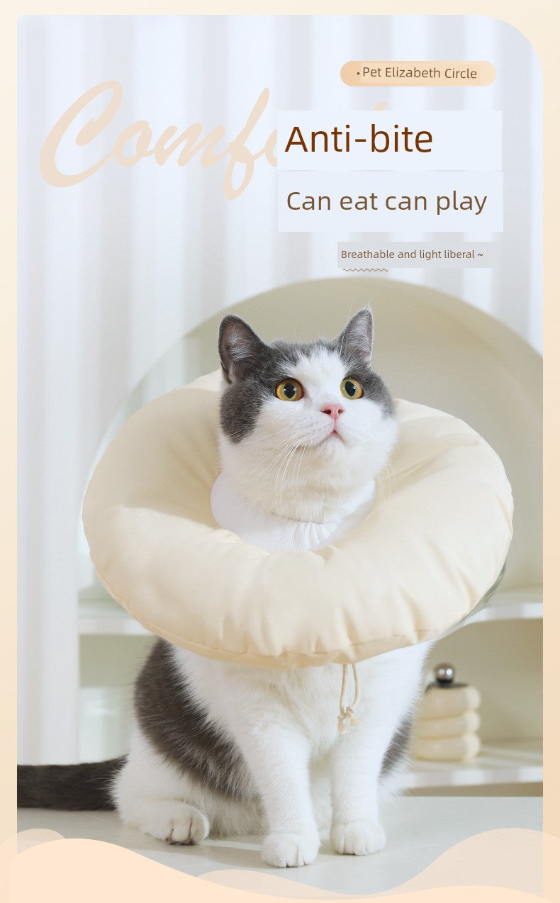 Soft Ring for Cat or Small Dog to Prevent Licking