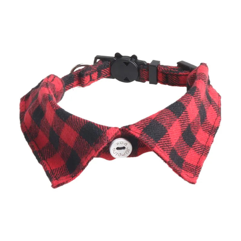 Bowtie for Cat Bow Tie Collar Plaid Adjustable Cat Tuxedo Collar for Small Dog Wedding Formal Tuxedo Suit Tux Outfits Birthday