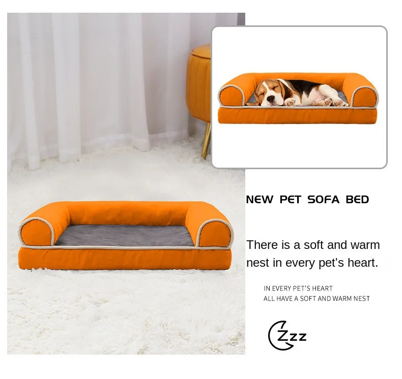 Sponge can be used in four seasons. Square pet cat kennel. My dog kennel pet kennel. Winter warmth. Sofa pet sofa kennel