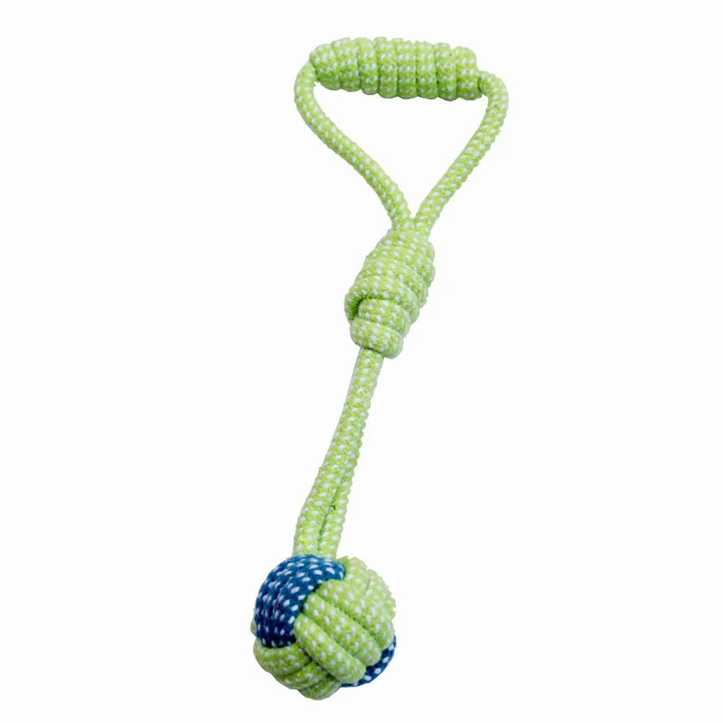 1PC Dog Toy Carrot Knot Rope Ball Cotton Rope Dumbbell Puppy Cleaning Teeth Chew Toy Durable Braided Bite Resistant Pet Supplies