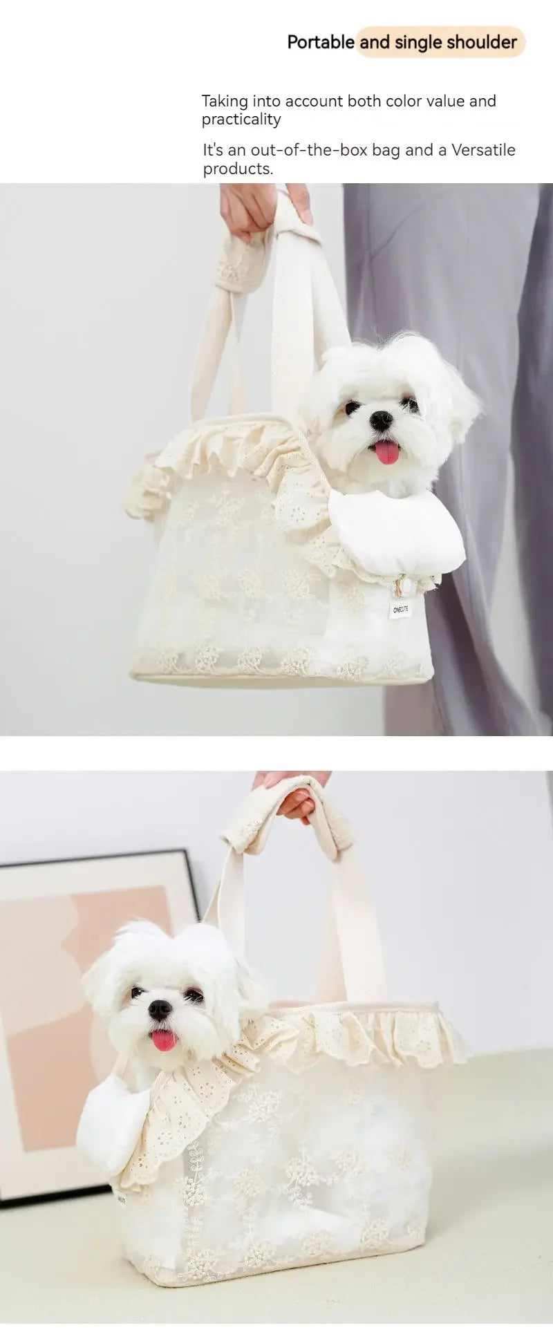 Puppy Carrier Dog Walking Pets Accessories Bags Cat Handbag Handheld Car Seat Pet Carrying Shoulder Bags for Cute Small Dog