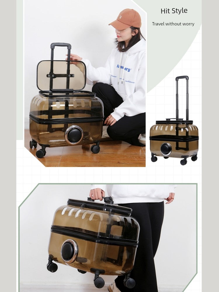 Space Capsule Trolley Large Cat Backpack Trolley Case