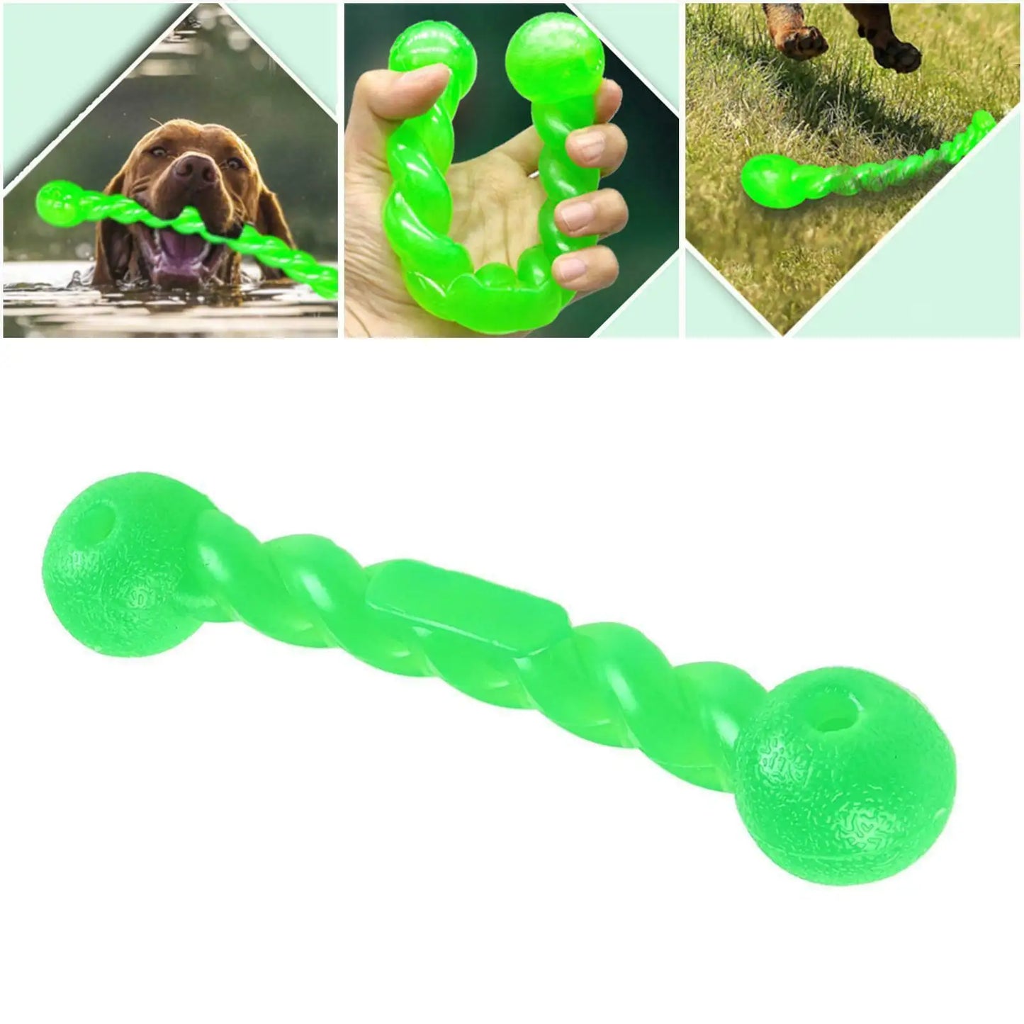 Pet Dog Training Interactive Toy Pet Funny Molar Stick Strong Rubber Durable Teeth Clean Toy Long Size Chew Toy For Meduim Large