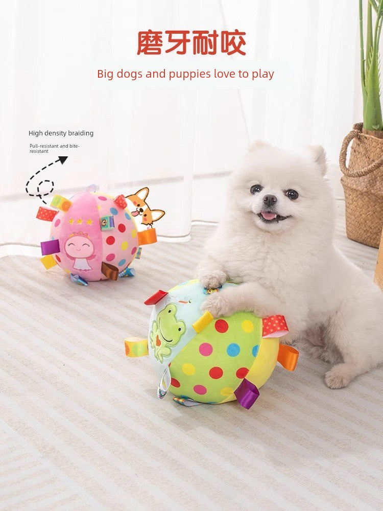 Vocal Toy Ball Pomeranian/Bichon Frise Self-Hi Relieving Stuffy Dog