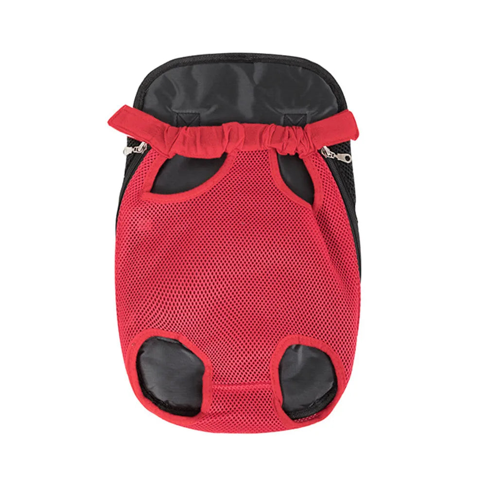 Small Dog Carrier Backpack Legs Out Pet Puppy Carrier Backpack Hands-Free Cat Travel Bag for Walking Hiking Bike and Motorcycle