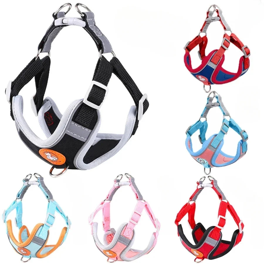 Pet Dog Harness Breathable Reflective Dog Harness Adjustable Harness Dog for Kitten Puppy Pet Accessories for Small Dogs