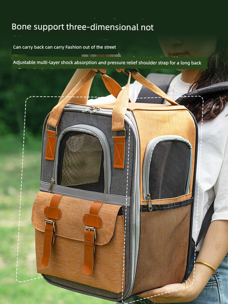 Portable Large Capacity Small Size Dogs Anti-Stress Breathable Dog Bag