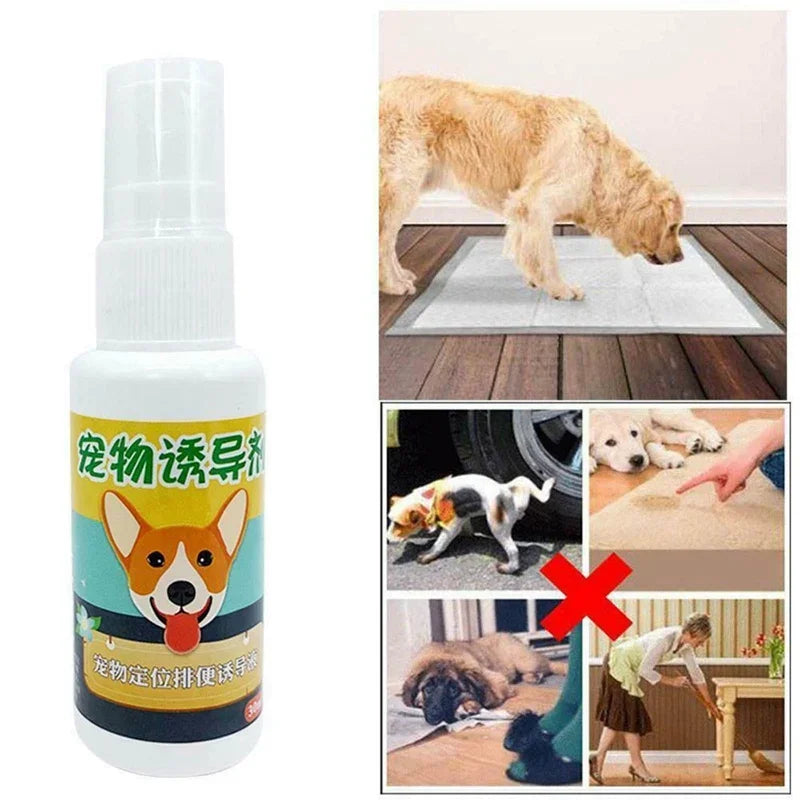 Dogs Pee Training Spray 30ml Inducer Pet Toilet Positioning Defecation Puppy Potty Spray Urinate Aids Useful Supplies