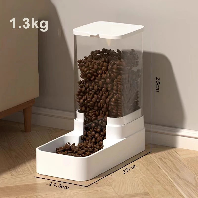 Automatic Pet Feeder Large Capacity Pet Water Dispenser for Dogs Cats Durable Cat Drinker Dog Feeder Food Storage Dispenser