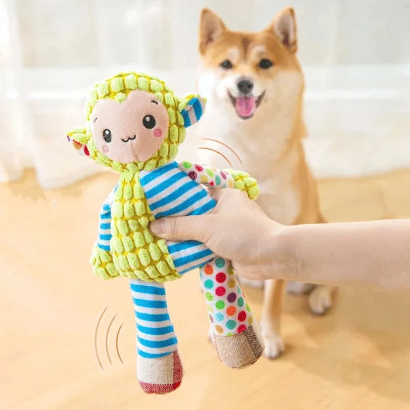 Immortal Squeaker Plush Toy for Aggressive Chewers Dropship Dog Toys for Grinding Teeth Dog Toy Pet Product Puppy Dogs Bite Doll