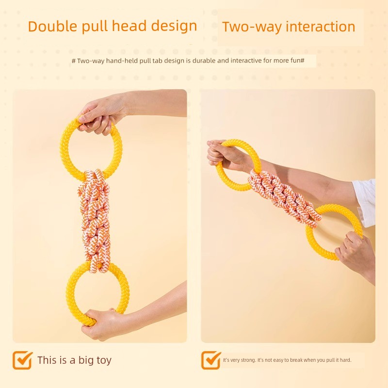 Rubber Ring Interactive Dog Toy