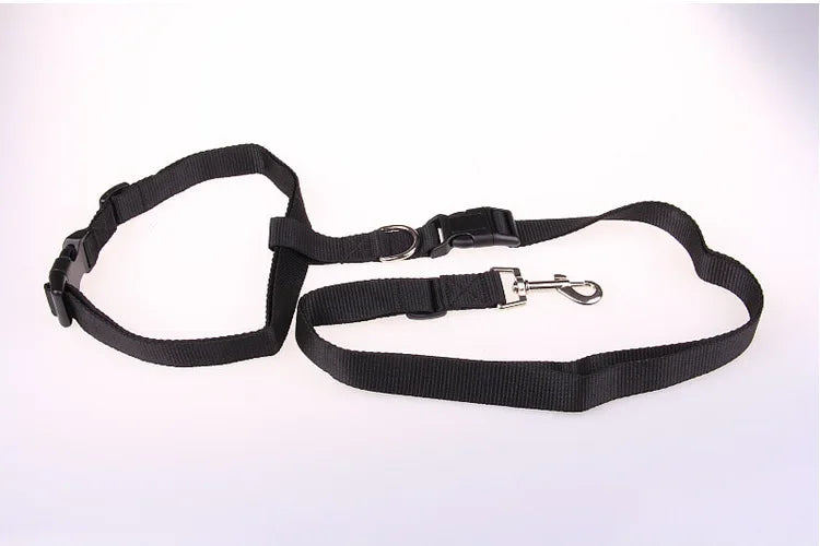 1PC Adjustable Hands Cat Dog Free Running Walking Jogging Pet Lead Leash Waist Belt Chest Strap Gift Traction Rope Pets Supplies