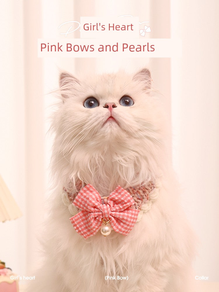 Neck Accessories Cute Bow Tie Bell Necklace Cat