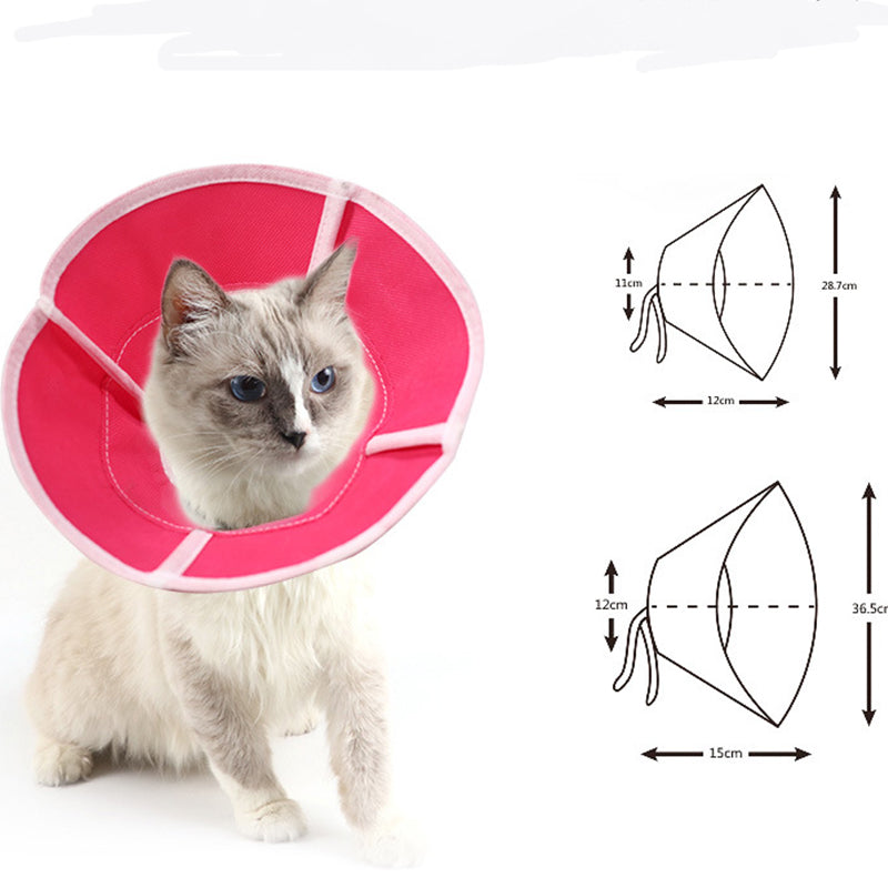 Cat Dog Anti-Bite Lick Surgery Wound Healing Cat Dogs Health Medical Circle Pet Protective Collar Dog Neck Cone Recovery Collar