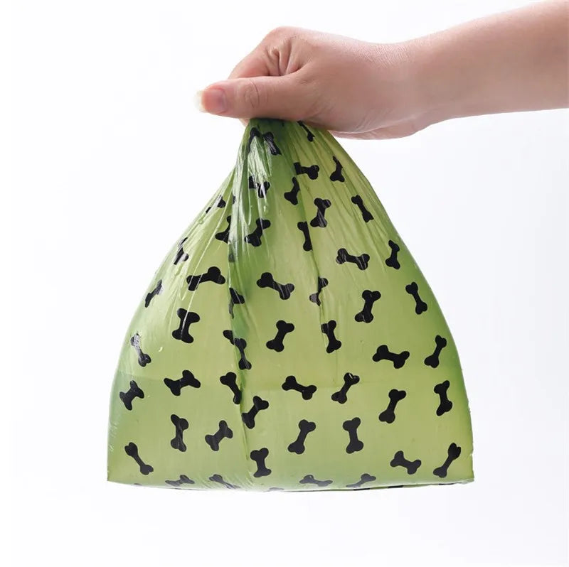 New Dog Poop Bags Disposable Pet Waste Bags Dog Waste Bags Design Pet Poop Clean Pick Up Bone Bag Dispenser Tools