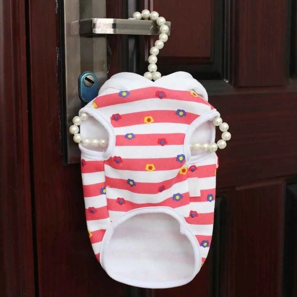 Plastic Dog Clothes Girl Heart Pearl Hanger Shelf Cat Clothes Pet Supplies Hanger Dog Accessories for Small Dogs Pet Supplies