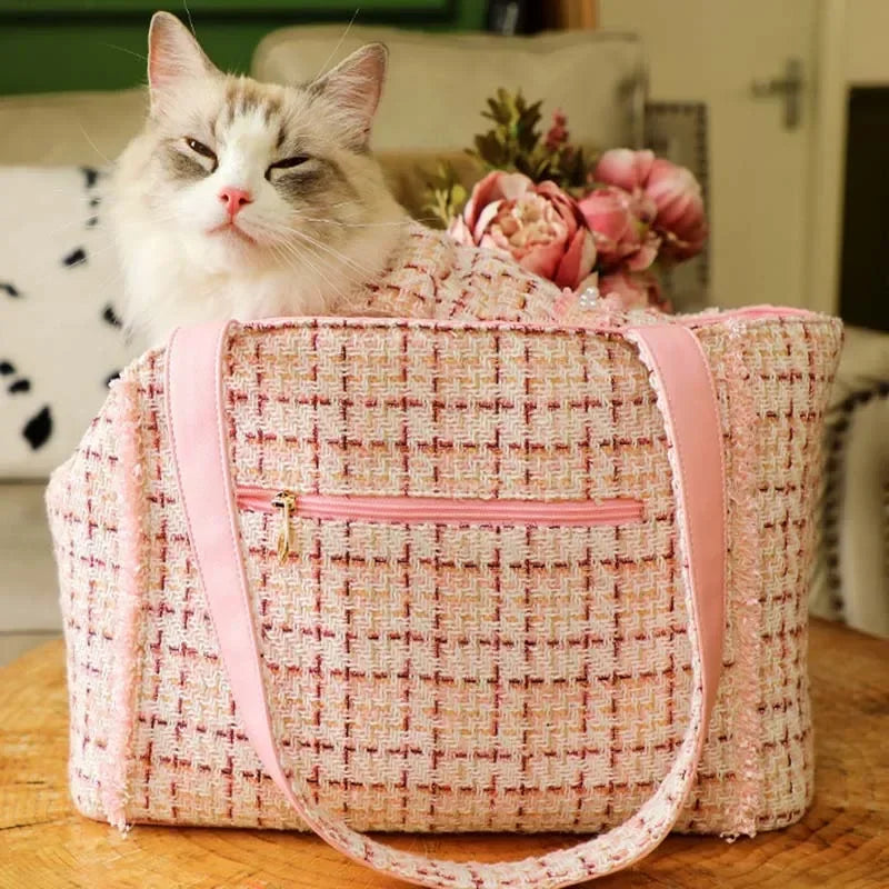 Luxury Shoulder Bags for Small Dogs Pet Items Outdoor Portable Puppy Handbag Dog Accessories Yorkshire Chihuahua Carrier for Cat