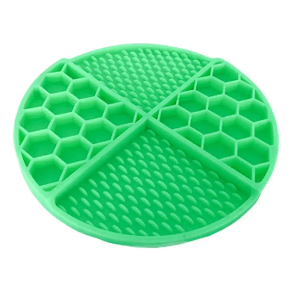 Pet Supplies Dog Cat Lick Pad Square Round Sucker Slow Food Pad Shower Distraction Pad Silicone Lick Pad Slow Food Tray