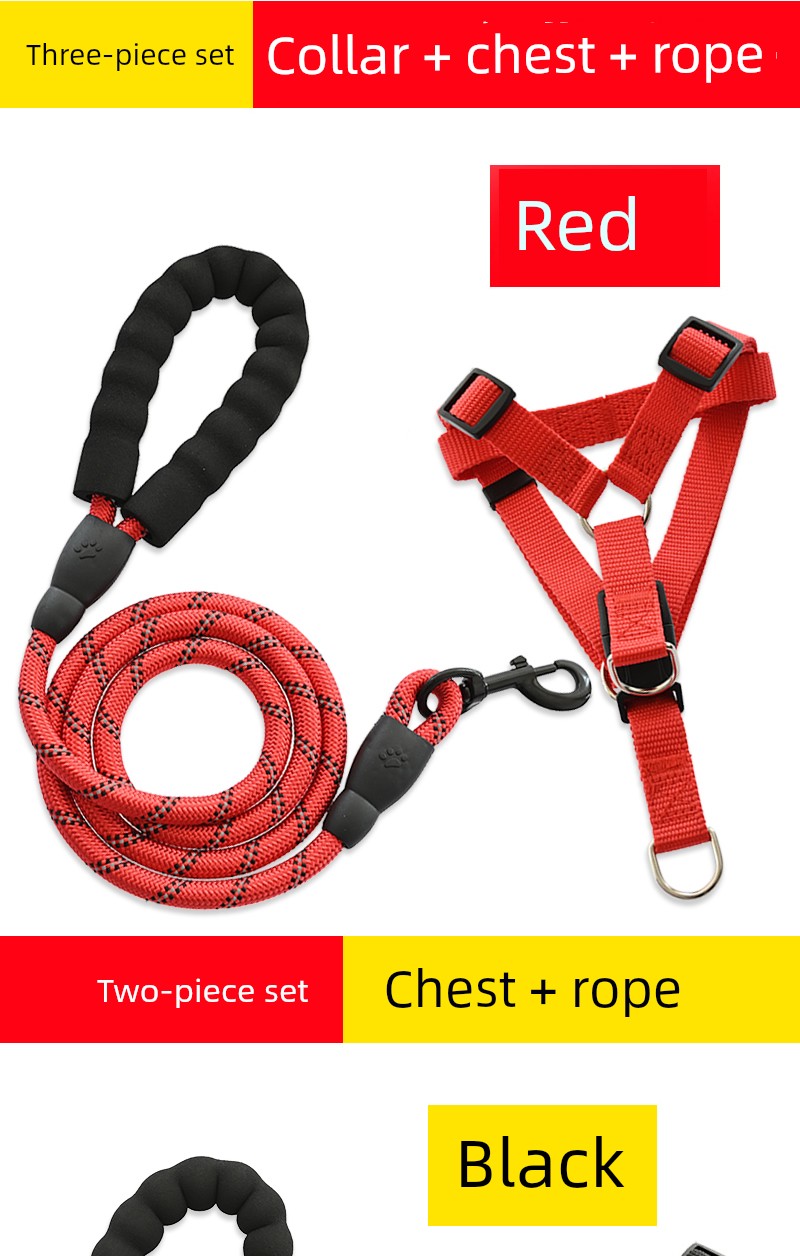 2 M Night Large, Medium and Small Dogs Dog Hand Holding Rope