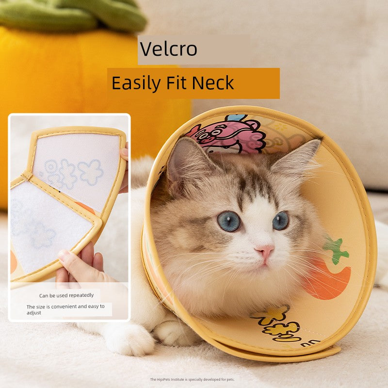 Anti-licking collar for cats or dogs