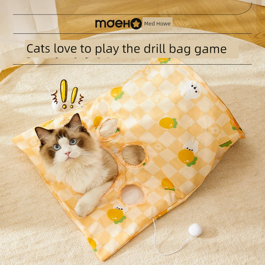 Self-Hi Relieving Stuffy Diamond Bag Ringing Paper Consumption Cat Teaser