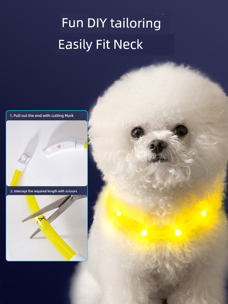 Night Luminous Adjustable Pet Small Size Dogs Dog