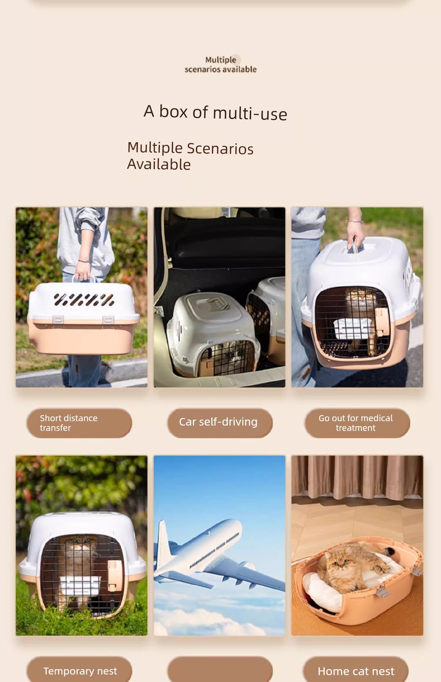 Space Capsule Portable Dog Car Anti-Stress Cat Bag