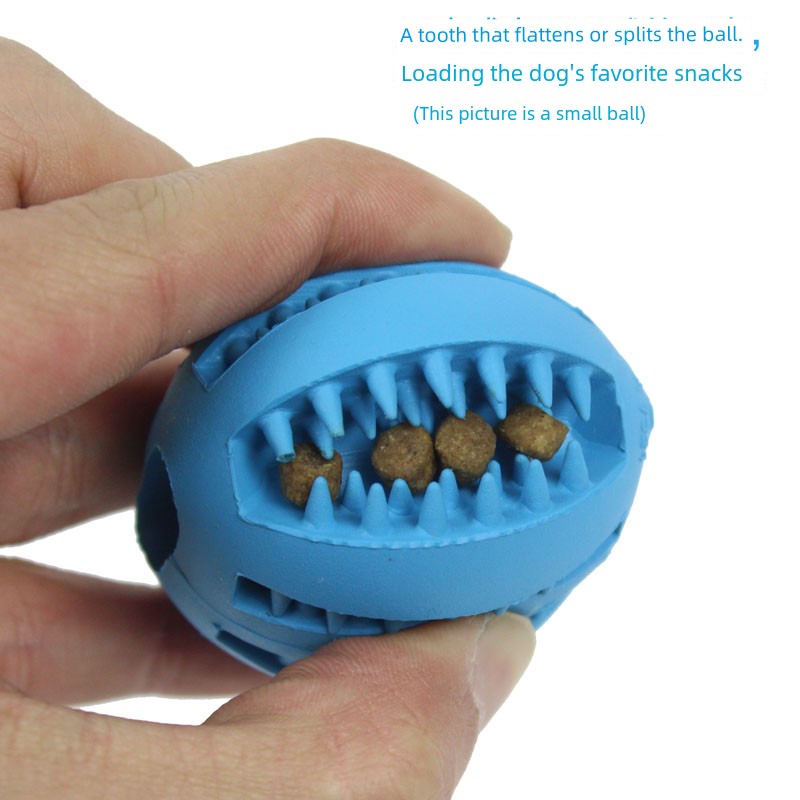 Dog Toy Ball Bite-Resistant Puppy Sound Large Dog Pet Puppy Tooth Cleaning Molar Teddy Elastic Self-Hi Relieving Stuffy