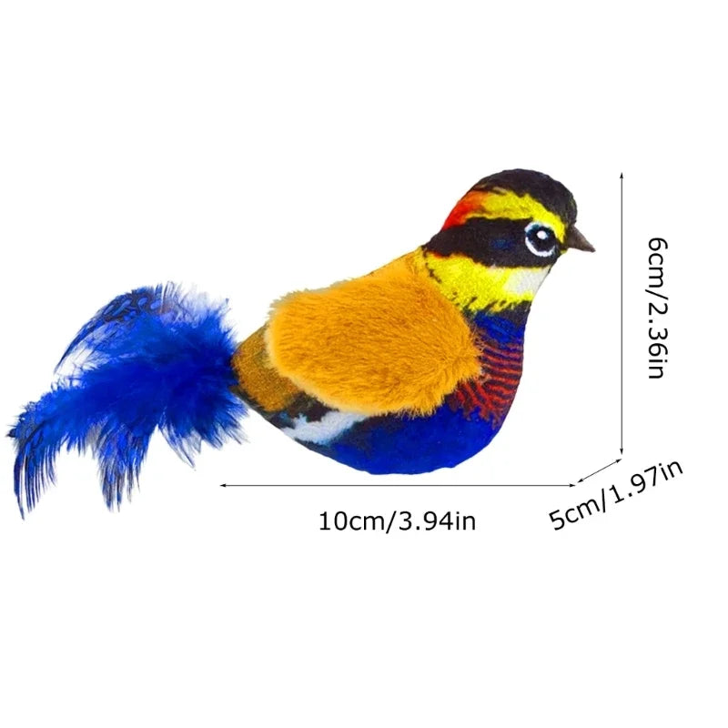 Toy Indoor Interactive Birds Toy for Cat Chasing Teasing Toy