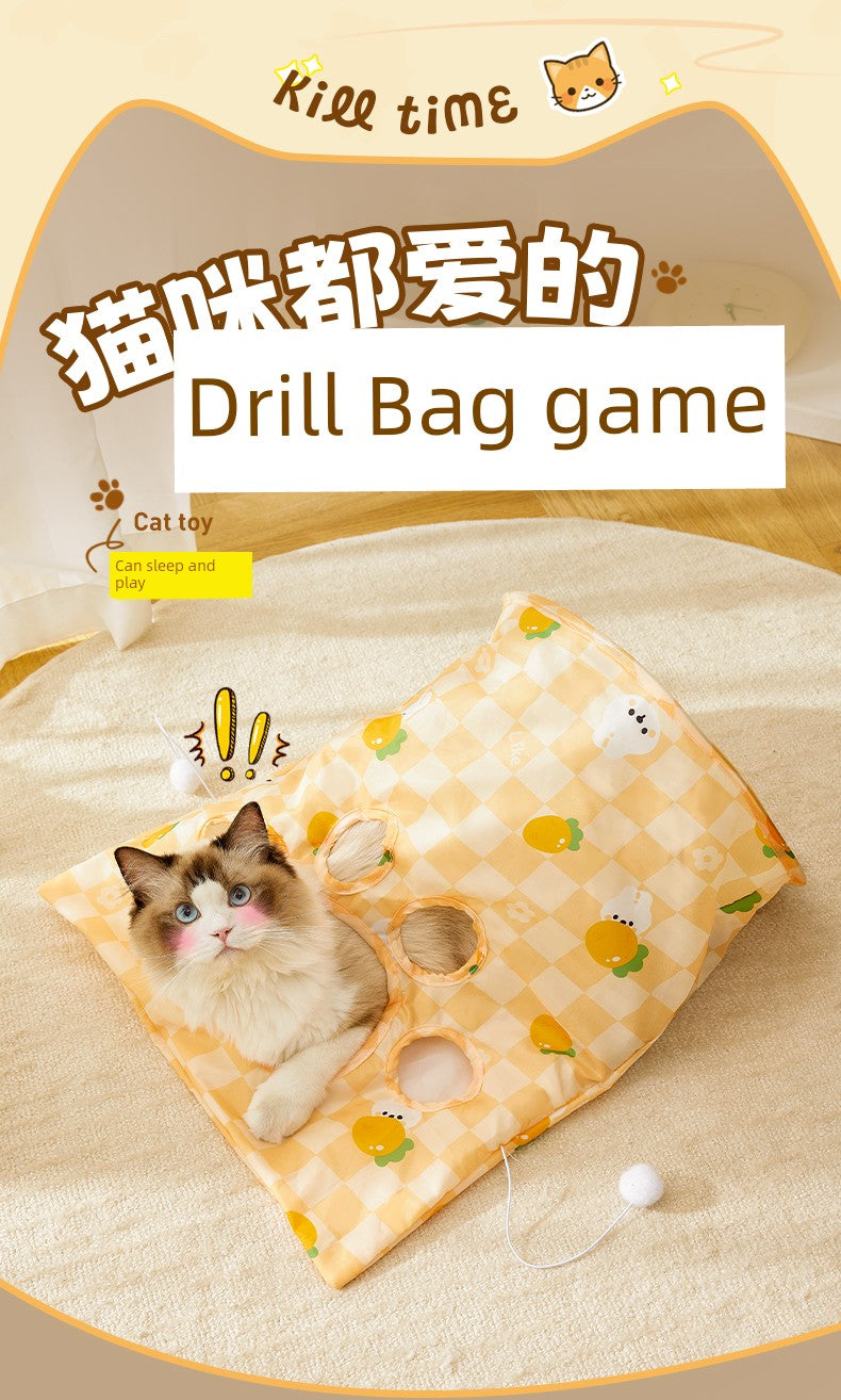 Self-Hi Relieving Stuffy Diamond Bag Ringing Paper Consumption Cat Teaser