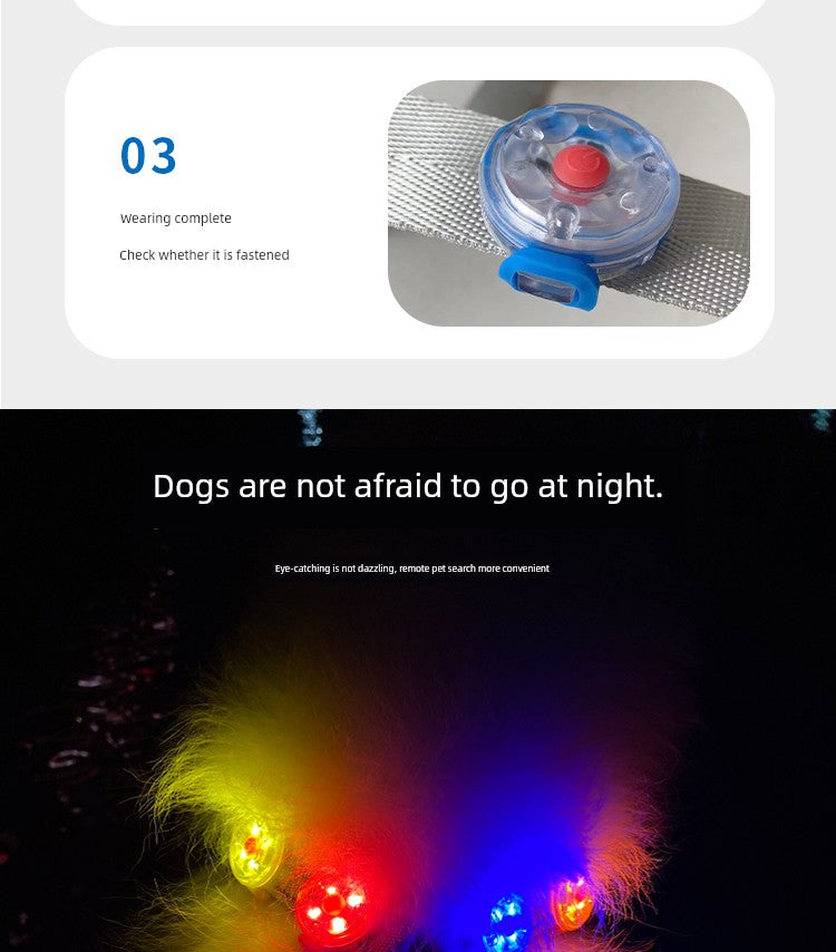 Travel Handy Gadget Charging Waterproof Luminous Dog Walking Collar