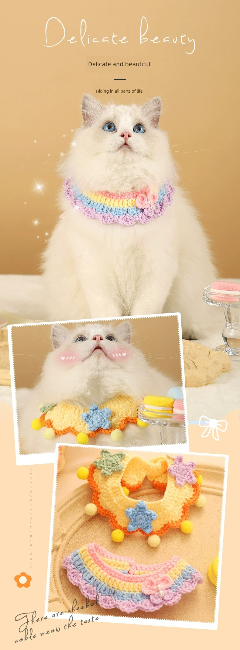 Neck Accessories Cute Bow Tie Bell Necklace Cat