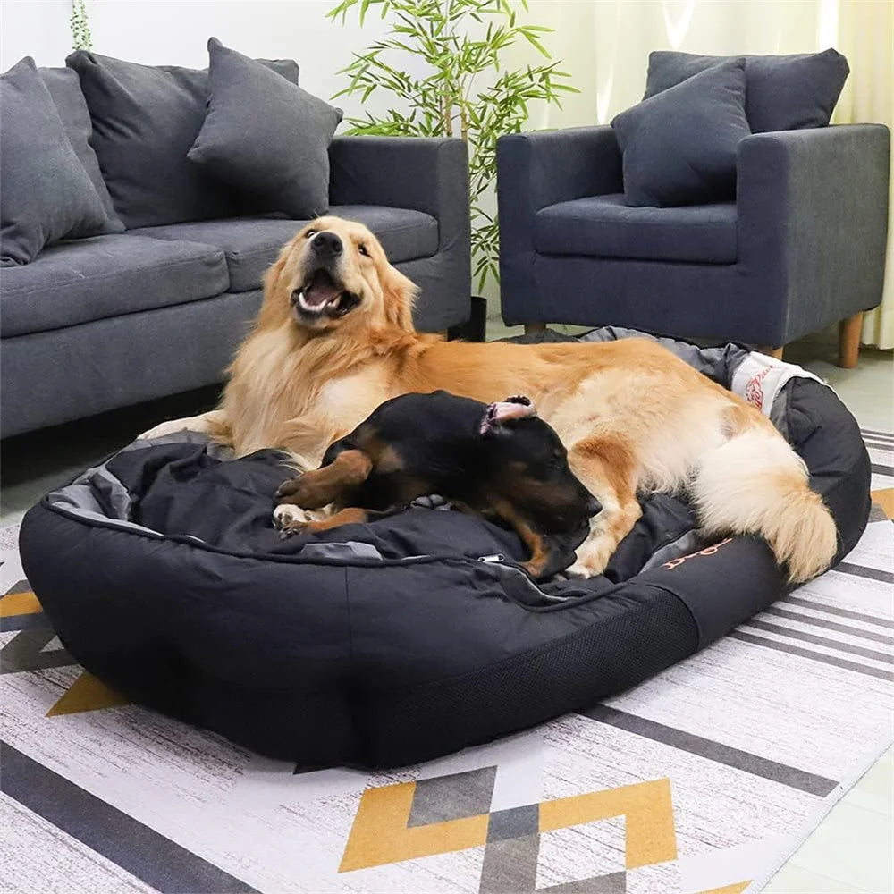 Waterproof XXL XL L Orthopedic Sofa Dog Bed Pet Mat Kennel Washable Pet Puppy Basket Cushion Removable fr Small Medium Large Dog