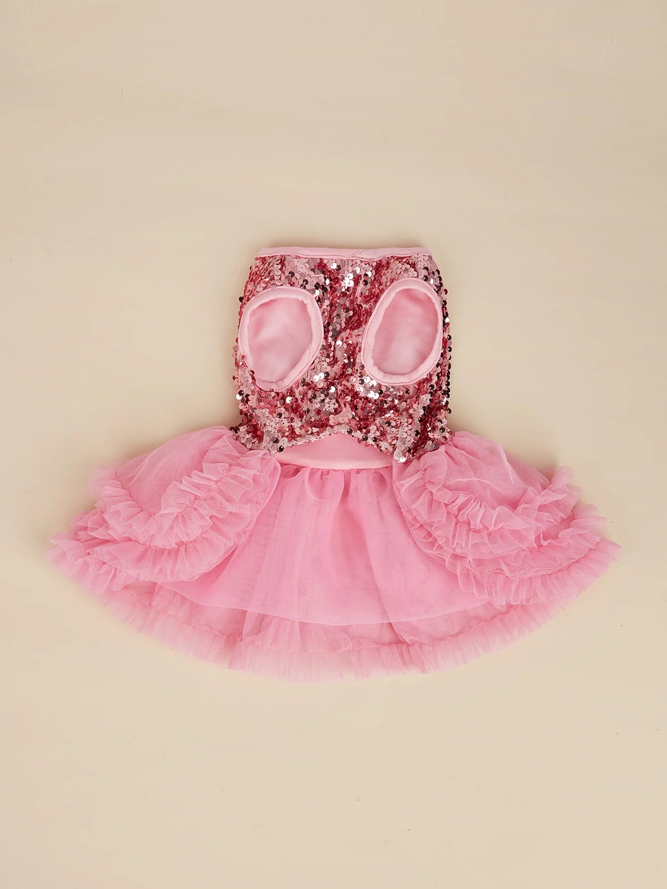 Dog Dress Girl Dog Sleeveless  Clothes  Sequin Pet Apparel Doggie Tutu with Tulle Cat Clothing Puppy Dresses Doggy Costume