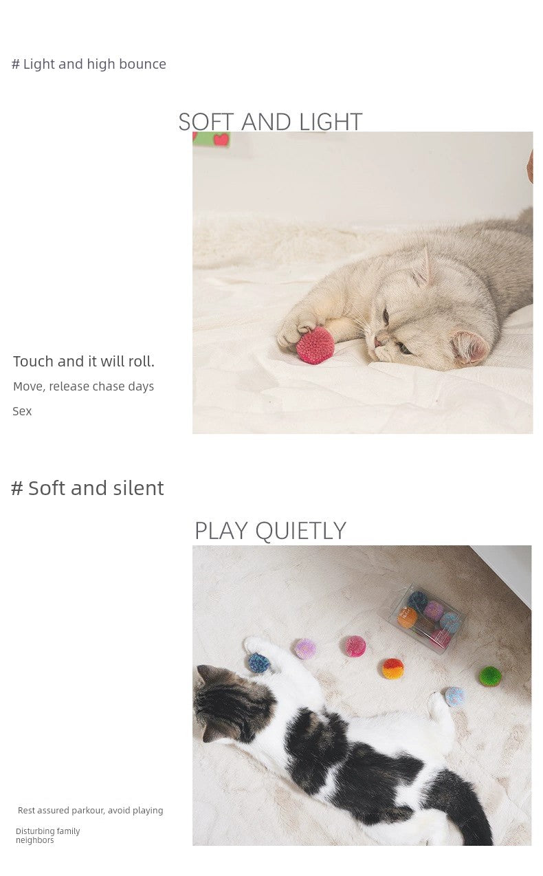 Pawsholic Mute Fur Ball Self-Hi Relieving Stuffy Cat