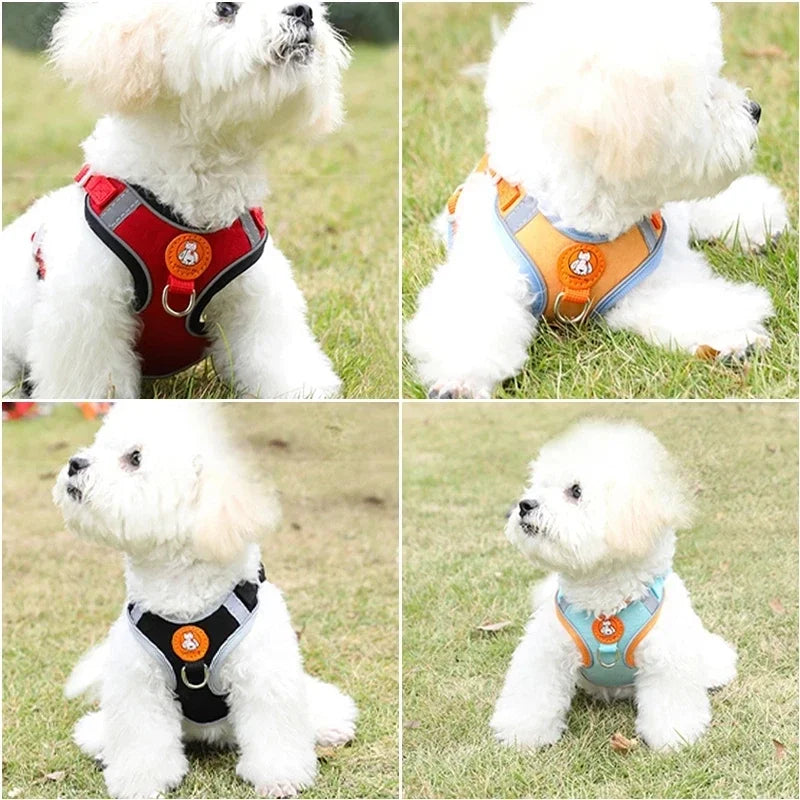 Pet Dog Harness Breathable Reflective Dog Harness Adjustable Harness Dog for Kitten Puppy Pet Accessories for Small Dogs