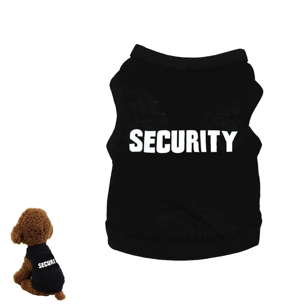 Camiseta de seguridad para perros, camiseta de algodón para perros, ropa de verano para niños, camiseta de seguridad para perros de algodón, trajes para mascotas masculinas, ropa para gatos, chaleco de seguridad