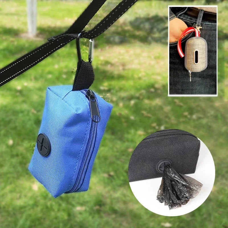 Dog Poop Bag Dispenser Hangingable Dog Poop Bag Holder Poo Bags Dispenser for Dogs Walking Garbage Bags Dispensers Pet Supplies