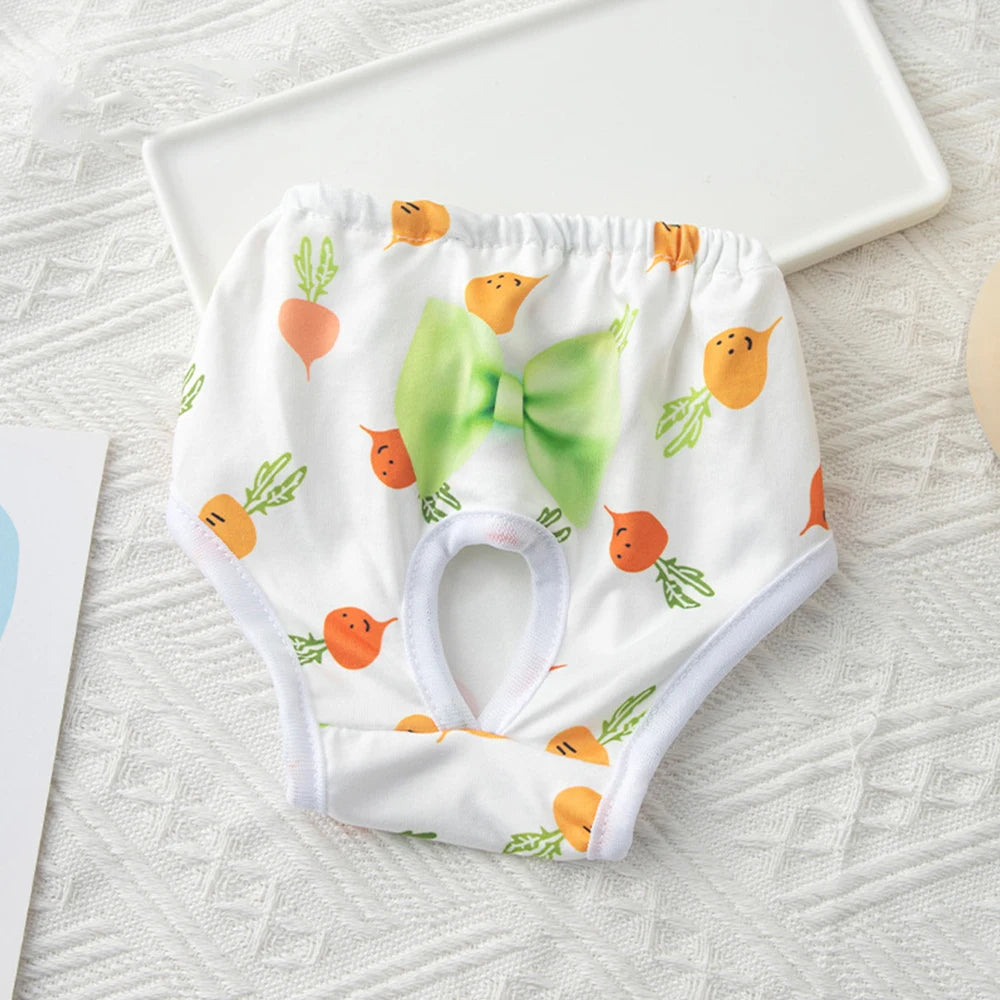 Princess Pet Panties Dog Clothes Menstrual Pants Flower Dog Diaper Female Puppy Physiological Pants Pet Physiological Pants