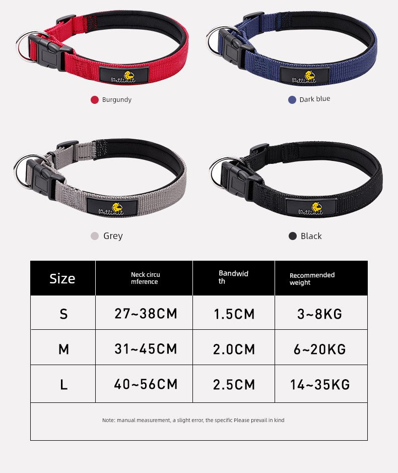 Large, Medium and Small Dogs Anti-Strangulation Collar