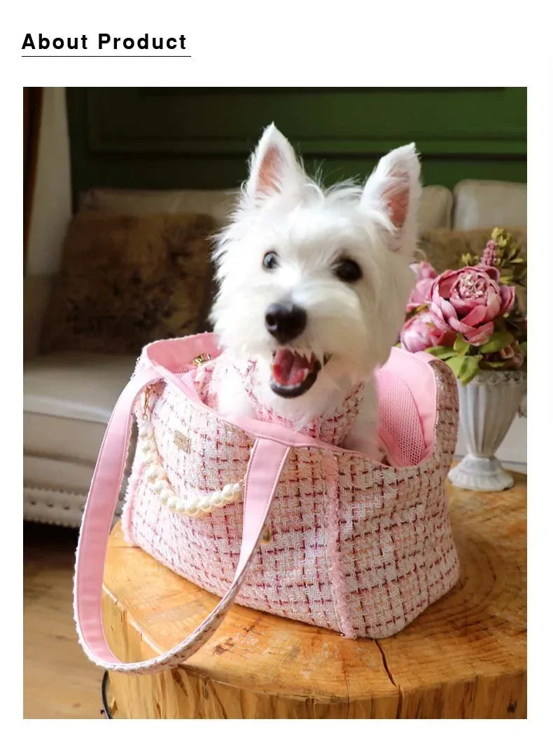 Luxury Shoulder Bags for Small Dogs Pet Items Outdoor Portable Puppy Handbag Dog Accessories Yorkshire Chihuahua Carrier for Cat