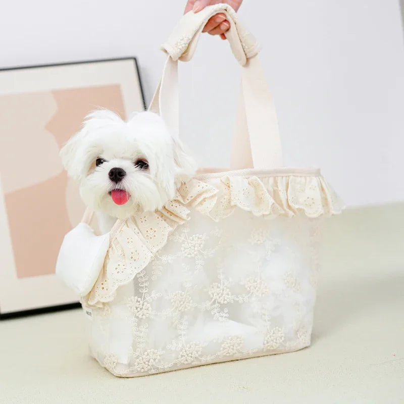 Puppy Carrier Dog Walking Pets Accessories Bags Cat Handbag Handheld Car Seat Pet Carrying Shoulder Bags for Cute Small Dog