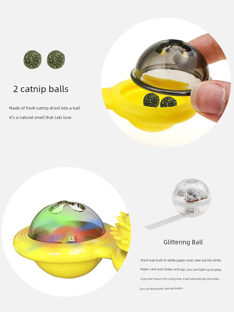 Cat Toy Self-Hi Relieving Stuffy Pet Turntable Cat Teaser Tumbler Windmill Supplies Kitty Toy Cat Toy