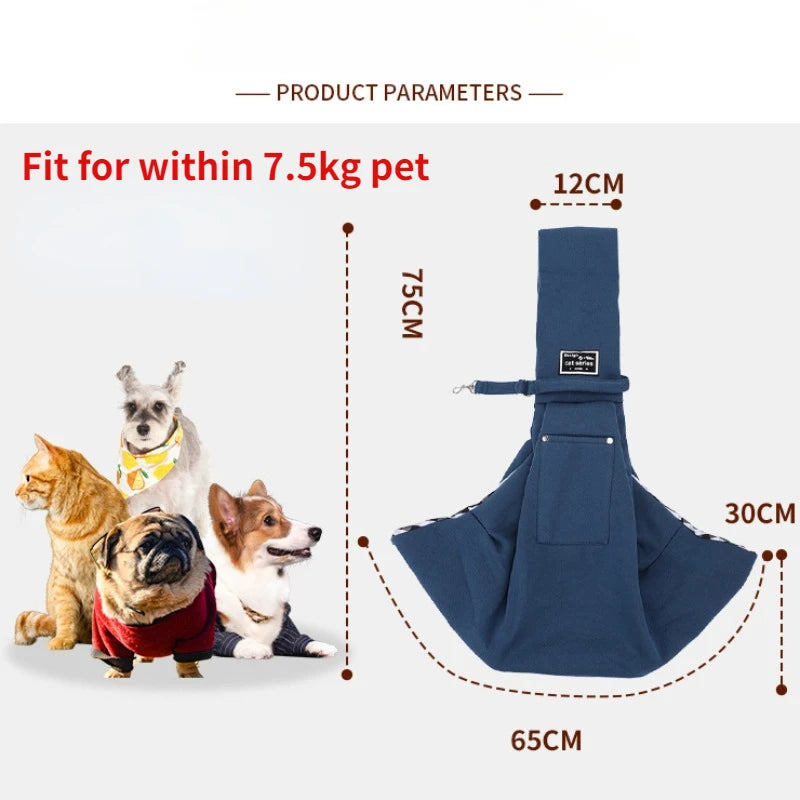 Comfortable Dog Bag Pet Crossbody Shoulder Bag Outdoor Travel Portable Cat Puppy Sling Carrier Bag Pet Carrying Supplies