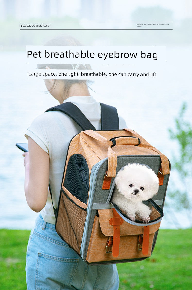 Portable Large Capacity Small Size Dogs Anti-Stress Breathable Dog Bag