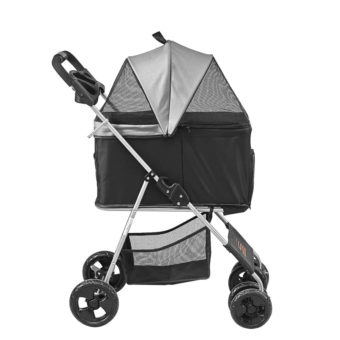 3-in-1 Pet Stroller,4Wheels Foldable Premium Multifunction Dog Cat Stroller with Cup Holder,35 lbs Weight Capacity