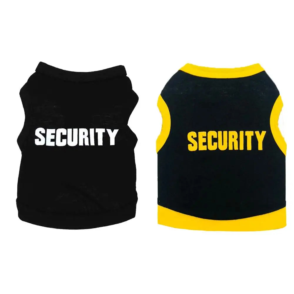 Camiseta de seguridad para perros, camiseta de algodón para perros, ropa de verano para niños, camiseta de seguridad para perros de algodón, trajes para mascotas masculinas, ropa para gatos, chaleco de seguridad