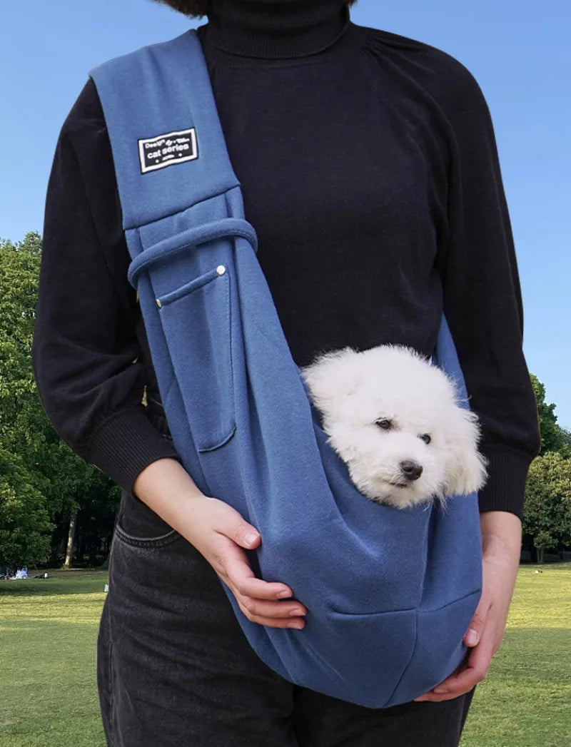 Comfortable Dog Bag Pet Crossbody Shoulder Bag Outdoor Travel Portable Cat Puppy Sling Carrier Bag Pet Carrying Supplies